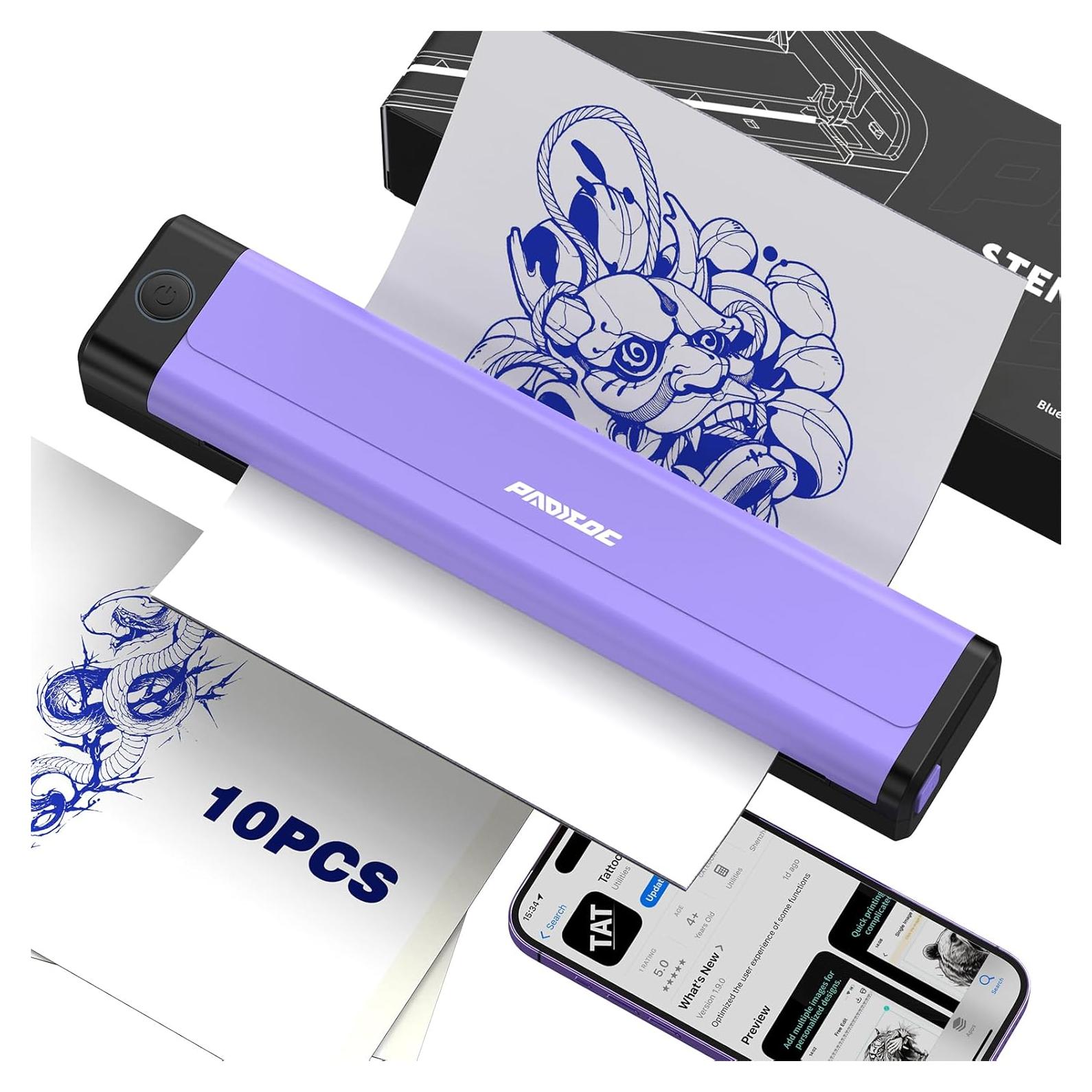 Impresora de Plantillas de Tatuaje HANGZHOU - Inalámbrica 2000mAh