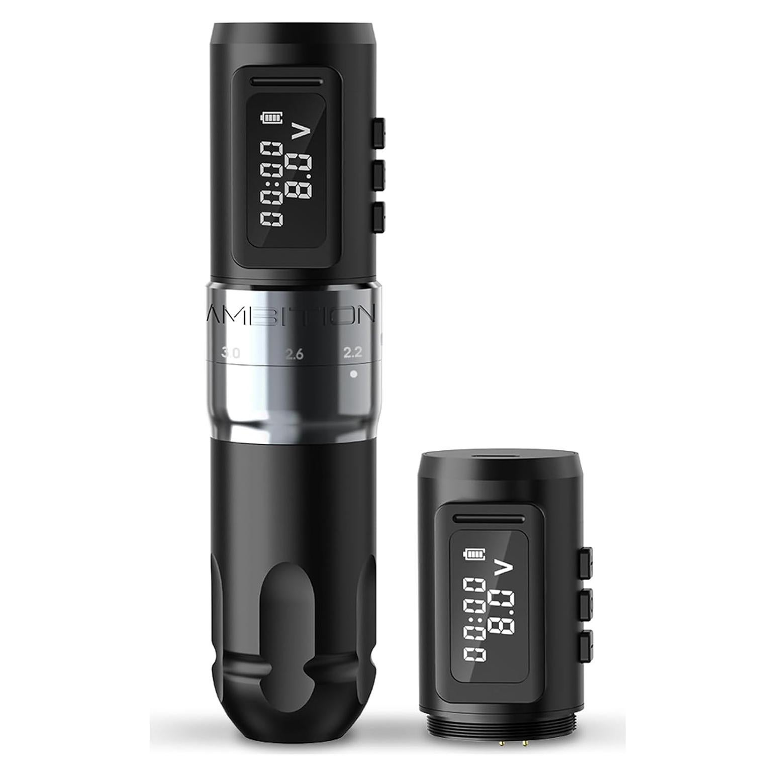 Máquina de Tatuaje Inalámbrica Ambition MARS-U 1800mAh Ajustable