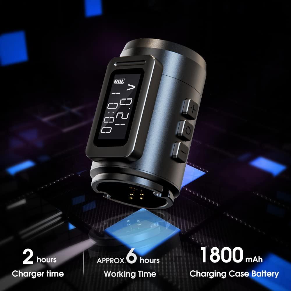 Máquina de Tatuaje Inalámbrica Ambition MARS-U 1800mAh Ajustable