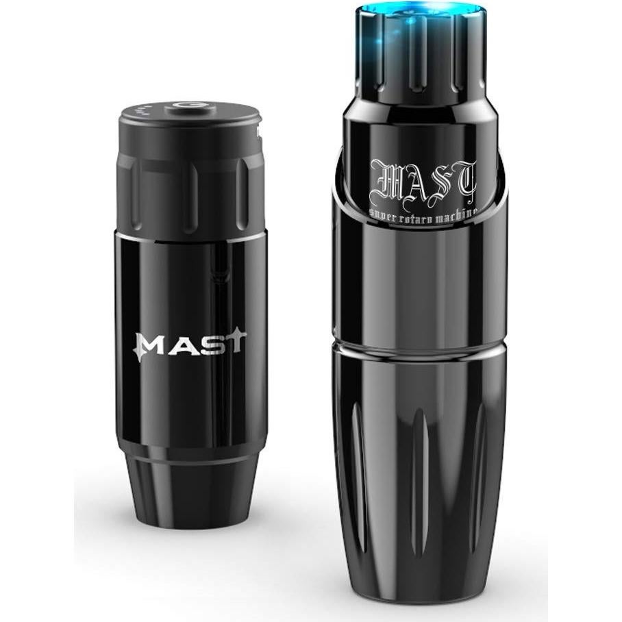 Kit de Máquina de Tatuaje Mast Tour Inalámbrica con 50 Agujas y Tinta