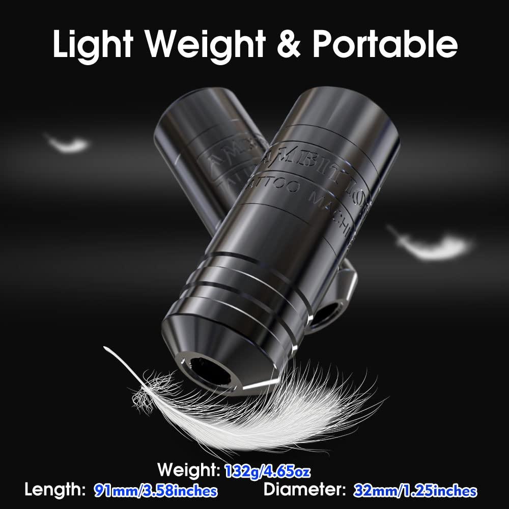 Máquina de Tatuaje Ambition Torped 32mm Rotativa Sin Escobillas