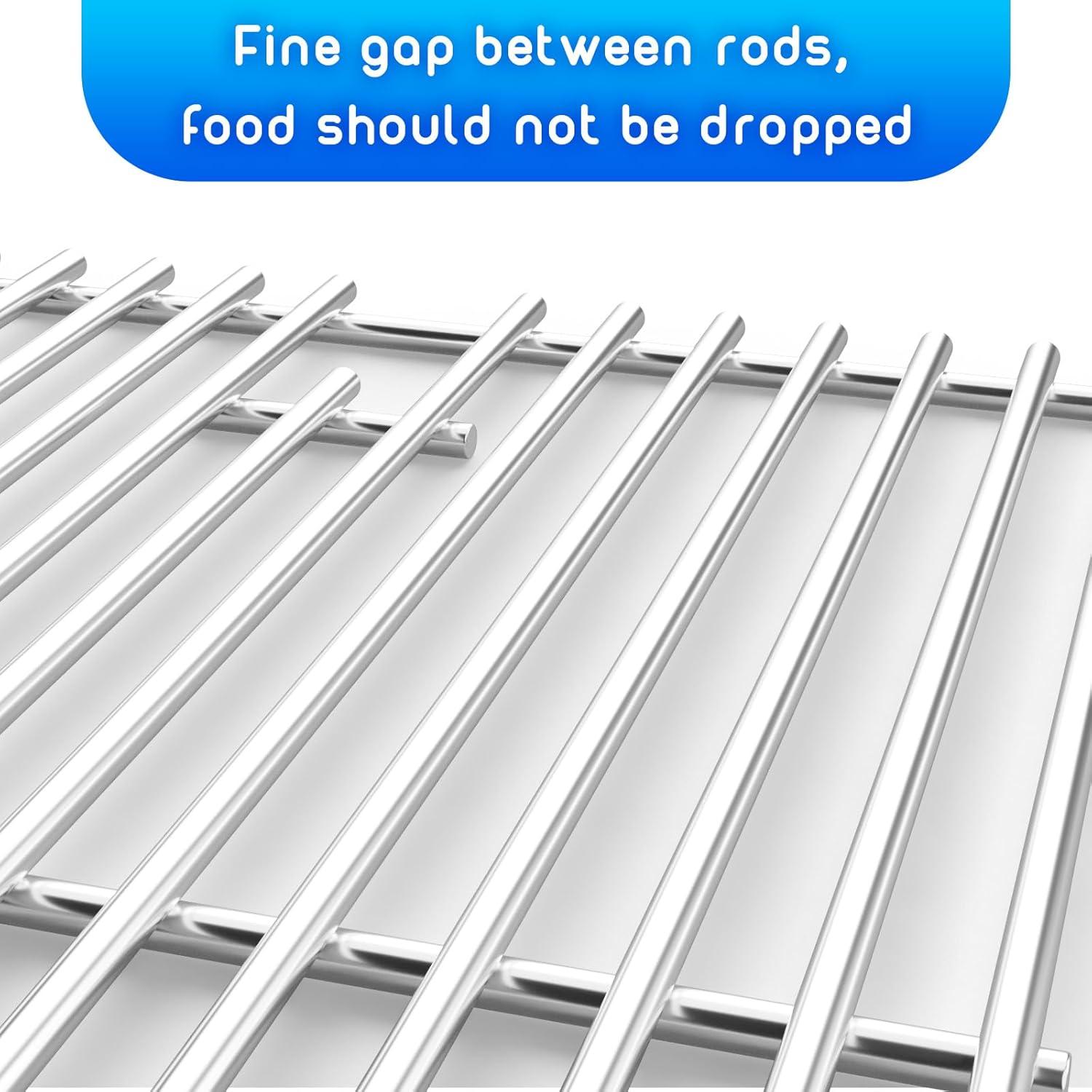 Paquete de 3 rejillas de acero inoxidable Nexgrill 720-0882A