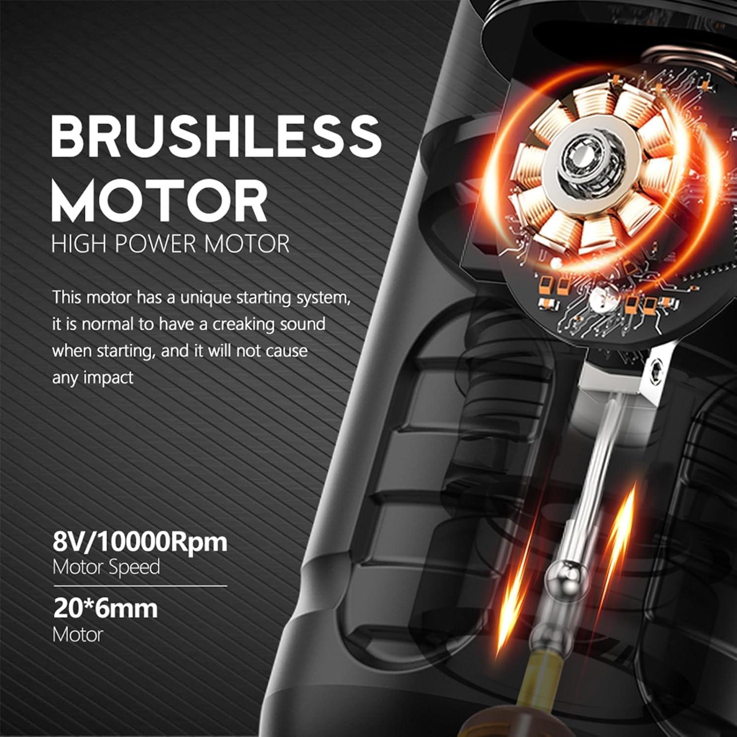 Kit de Tatuaje Ambition Zetton Inalámbrico 2400mAh 40 Agujas