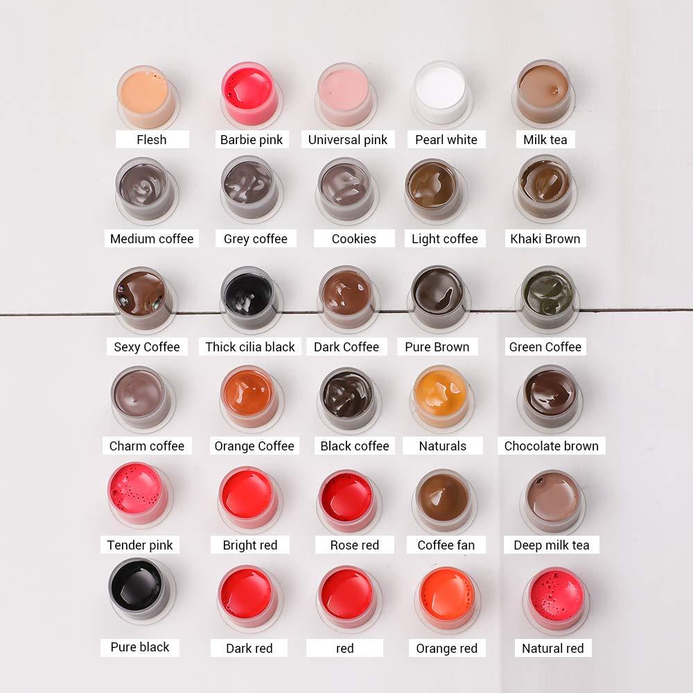 Tinta de Maquillaje Permanente Charme Princesse 15ml Marrón Chocolate