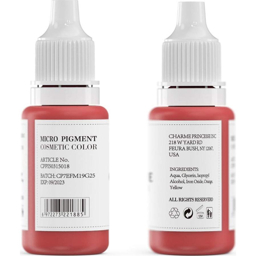 Tinta de Maquillaje Permanente Charme Princesse 15ml Marrón Chocolate