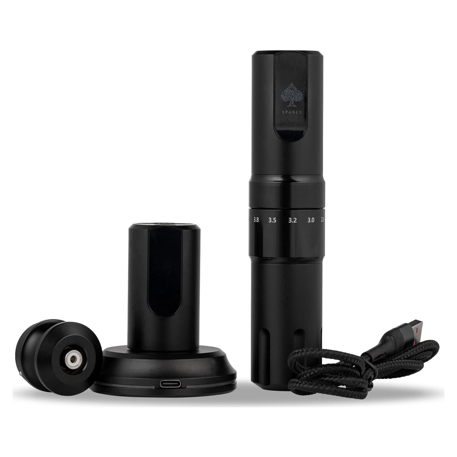 Máquina de Tatuaje Inalámbrica Spades, 2000mAh, 4h Batería