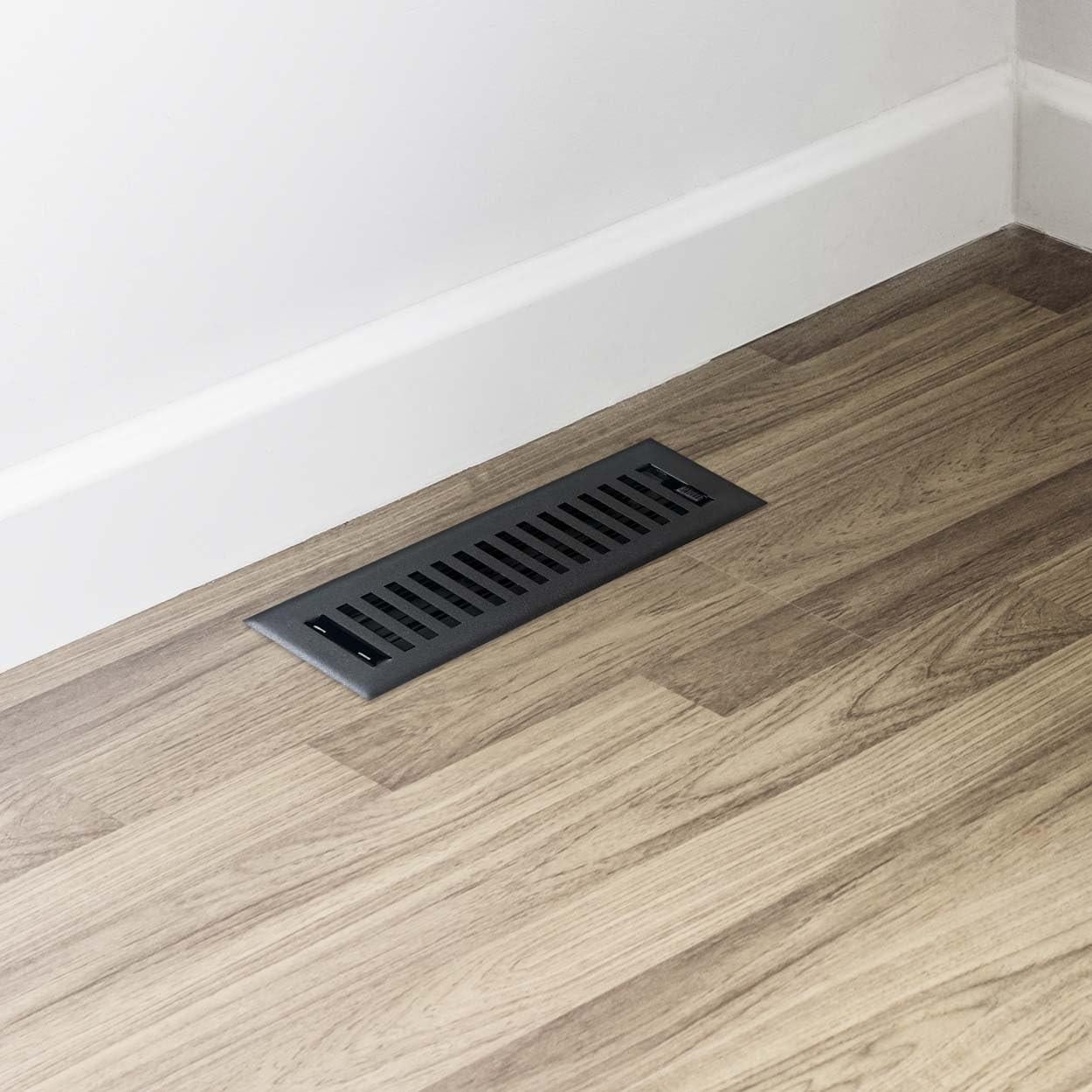 Cubierta de Ventilación Empire Register Co. 5.08x25.4cm Negra