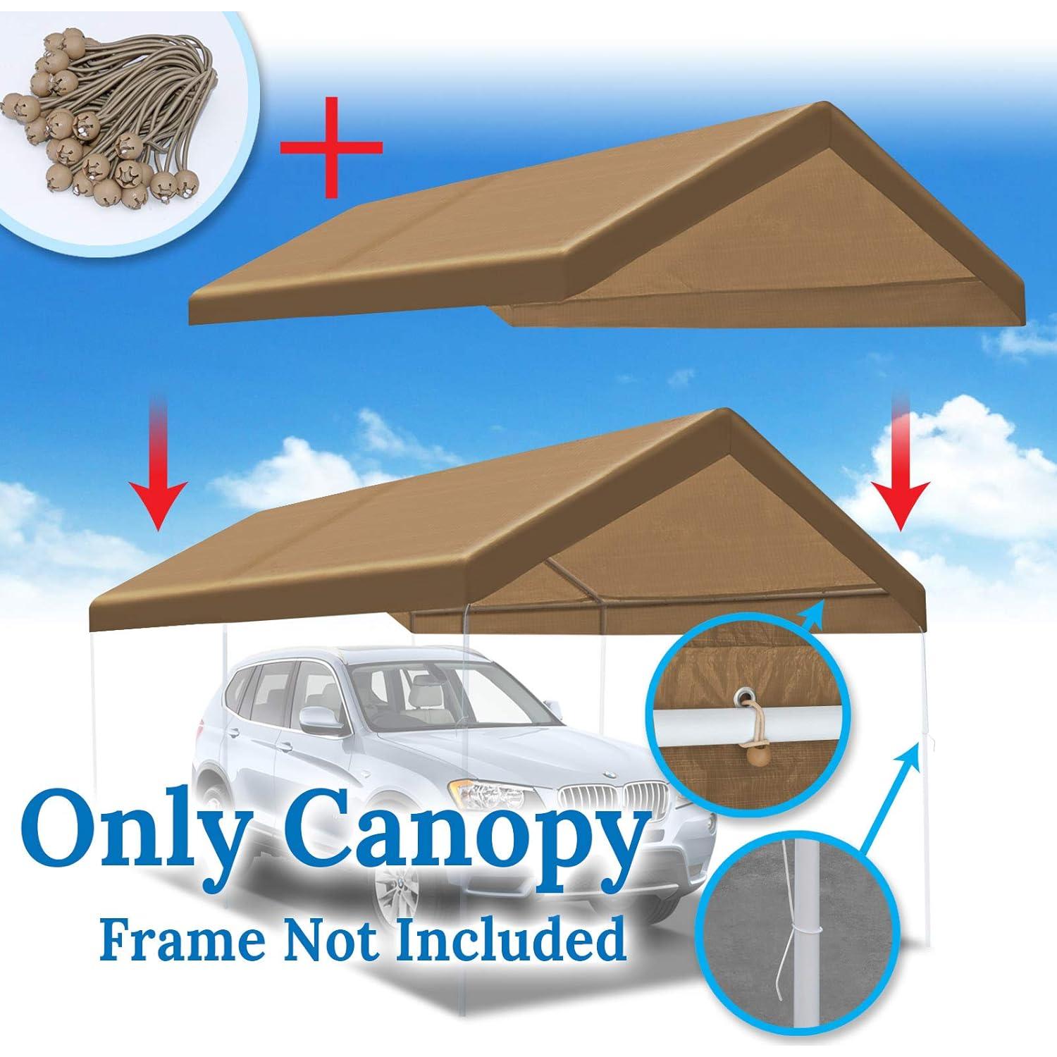 Carpa de Reemplazo BenefitUSA 3.05x6.10m Beige Impermeable