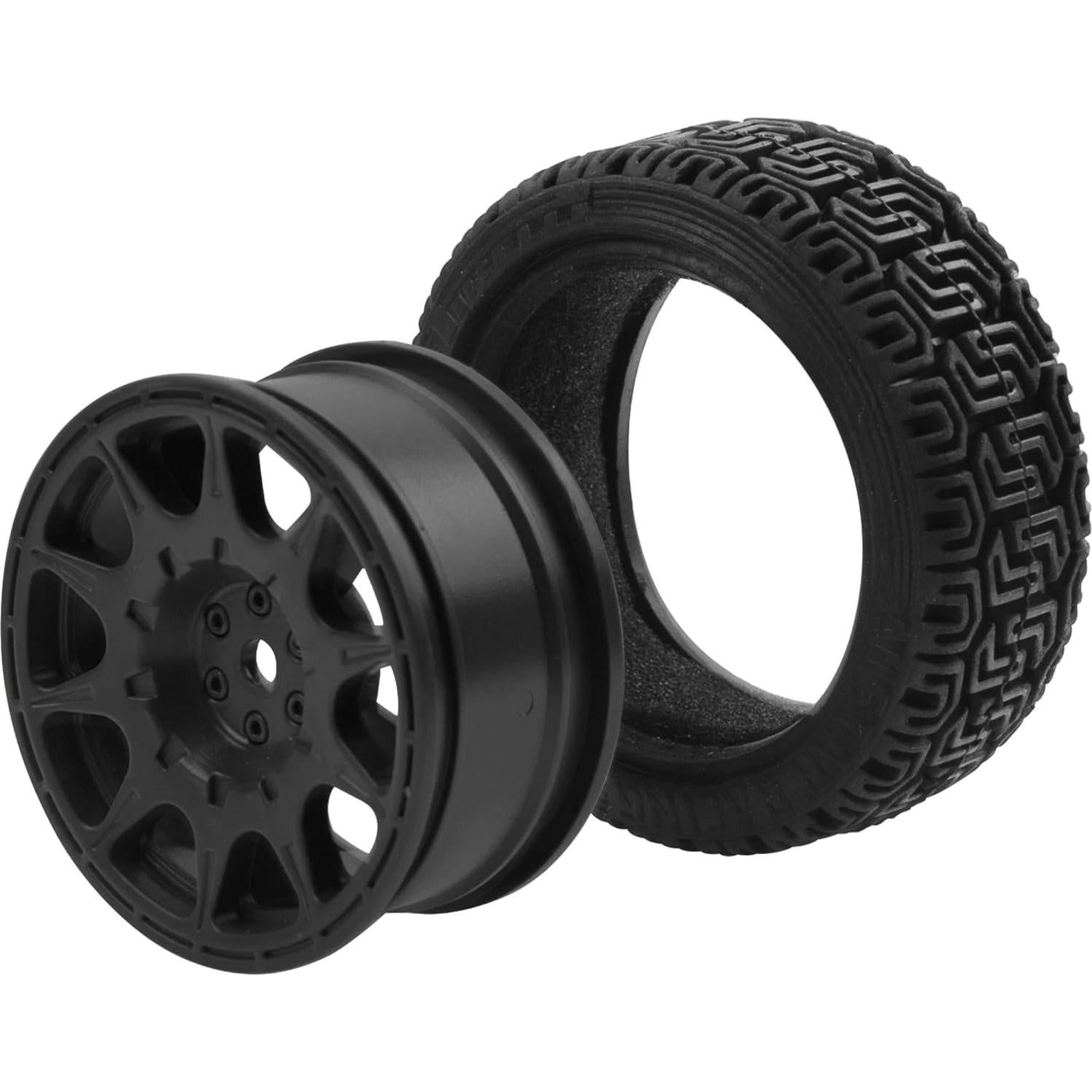 Neumáticos RC On Road 1/10 HIRCQOO 70mm Caucho Negro