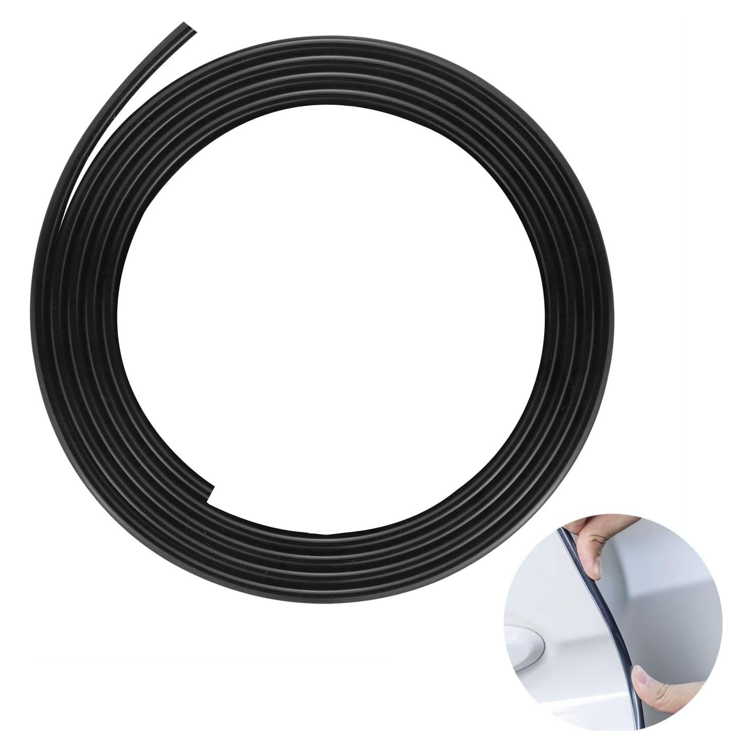 Protector de Bordes de Puerta Universal YIJINSHENG 4.88m Negro