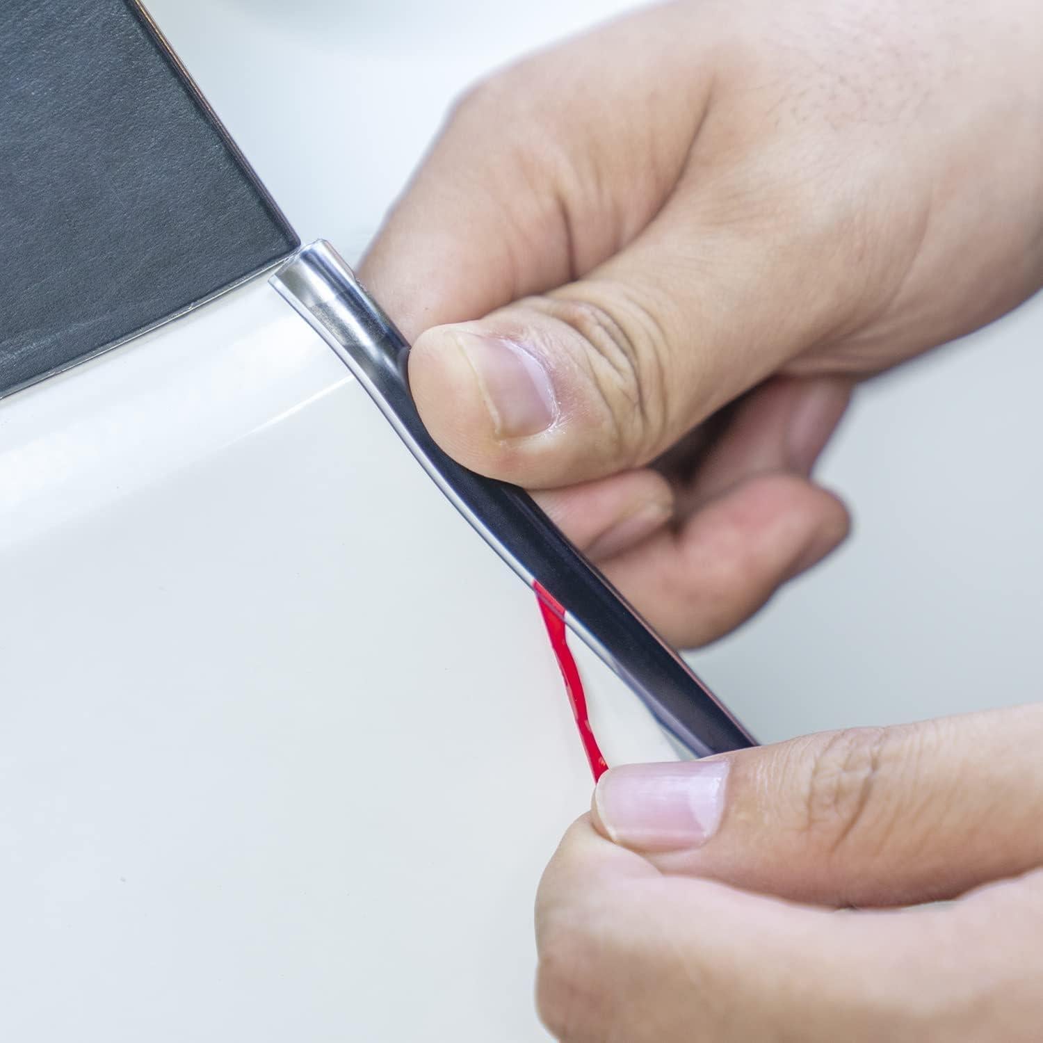 Protector de Bordes de Puerta Universal YIJINSHENG 4.88m Negro