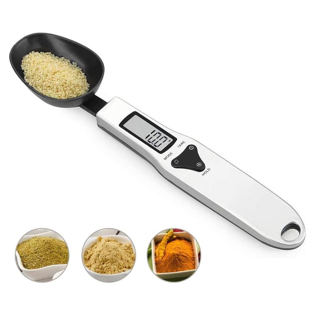 Cuchara de Medir Digital 3T6B 500g LCD Acero Inoxidable