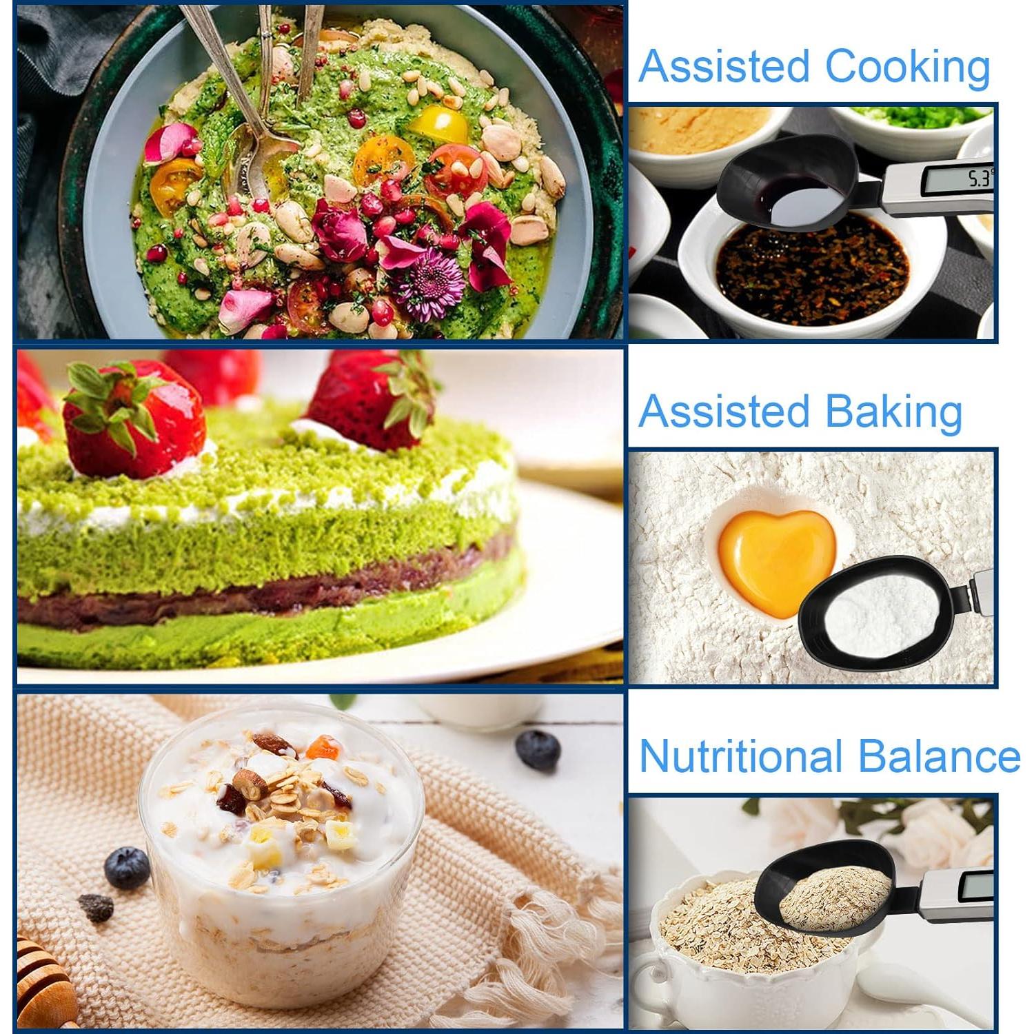 Cuchara de Medir Digital 3T6B 500g LCD Acero Inoxidable