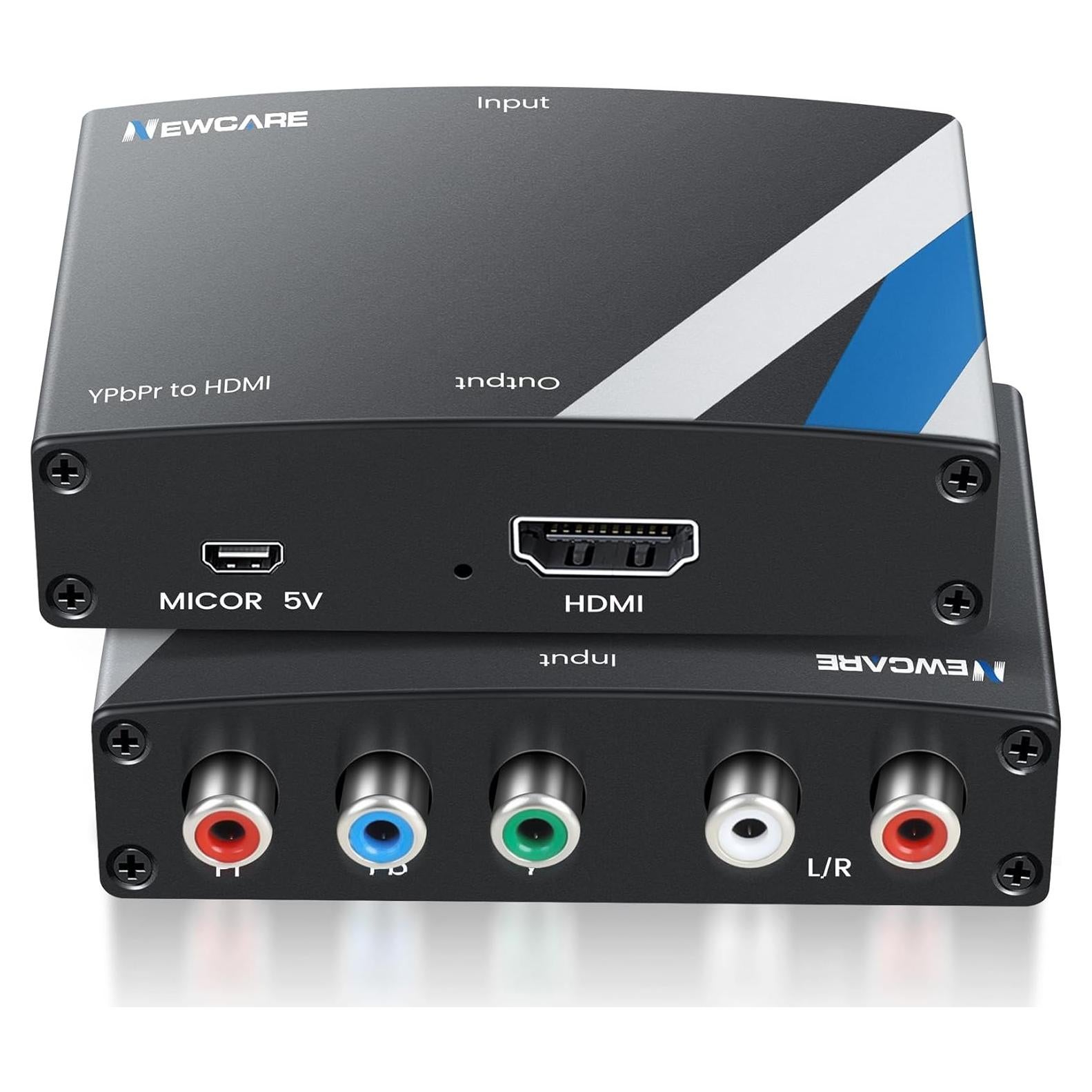 Convertidor de Componente a HDMI NEWCARE 1080P para PS2 PS3