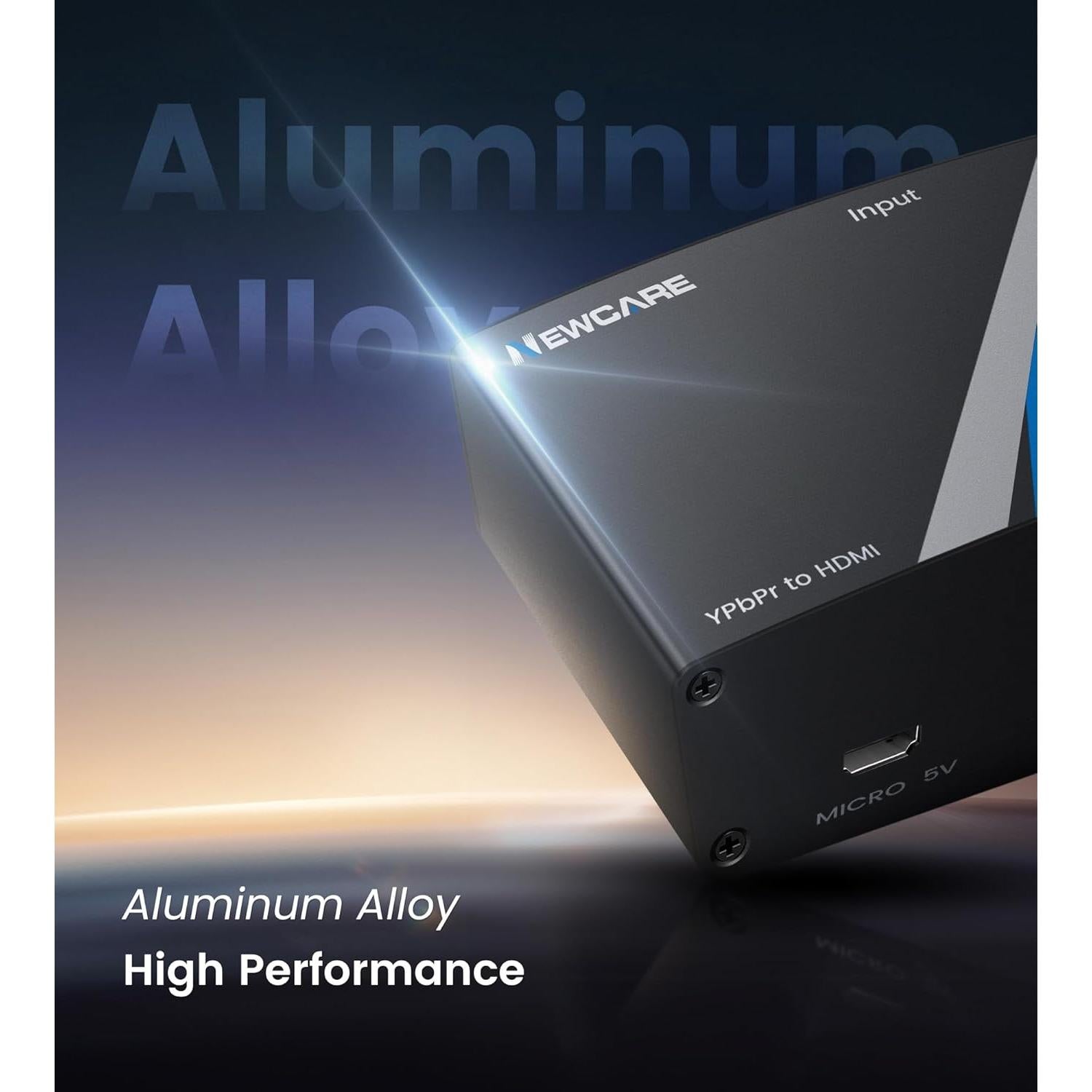 Convertidor de Componente a HDMI NEWCARE 1080P para PS2 PS3