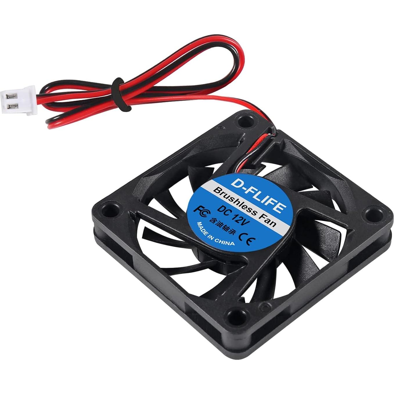 4 Ventiladores USB Sin Escobillas D-FLIFE 12V 60mm para CPU