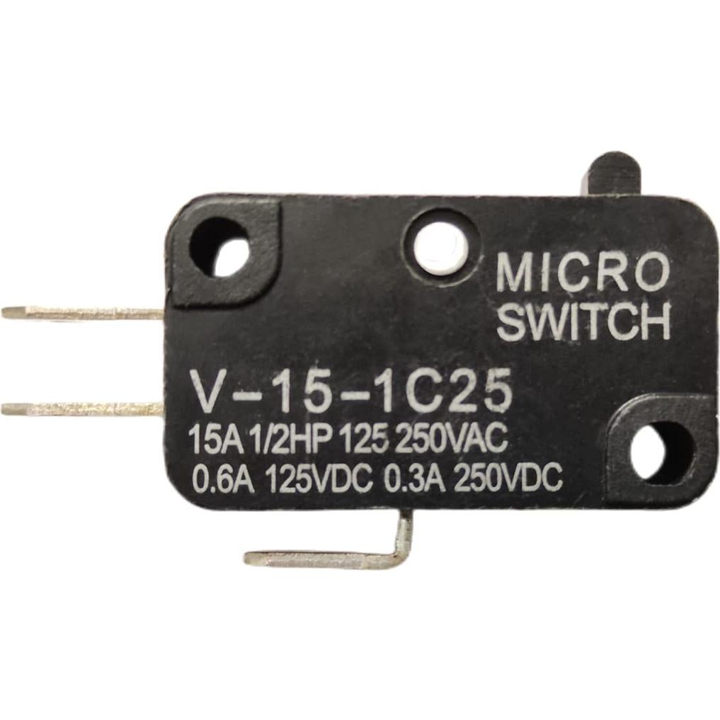 Micro Interruptor V-15-1C25 15A 10 Pcs Botón Pulsador SPDT