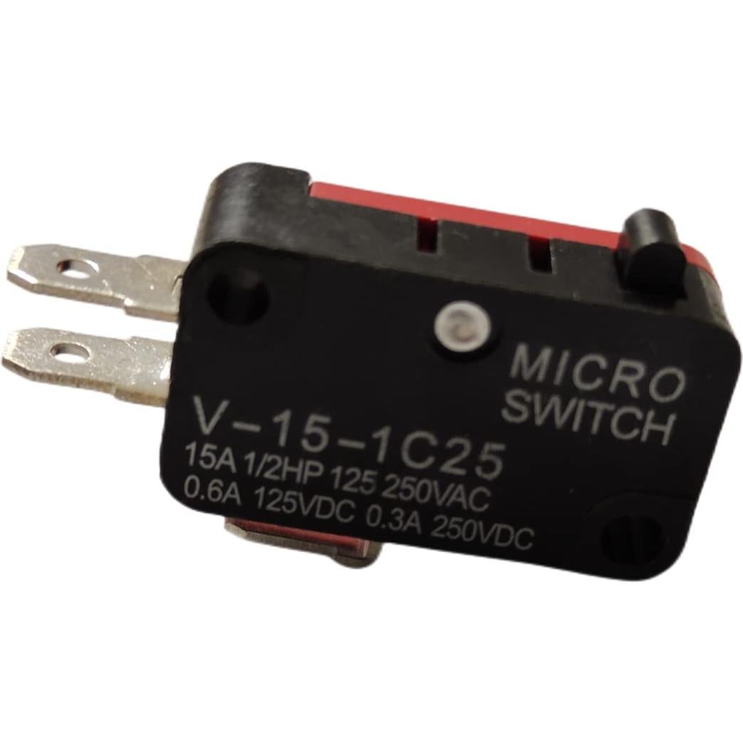 Micro Interruptor V-15-1C25 15A 10 Pcs Botón Pulsador SPDT