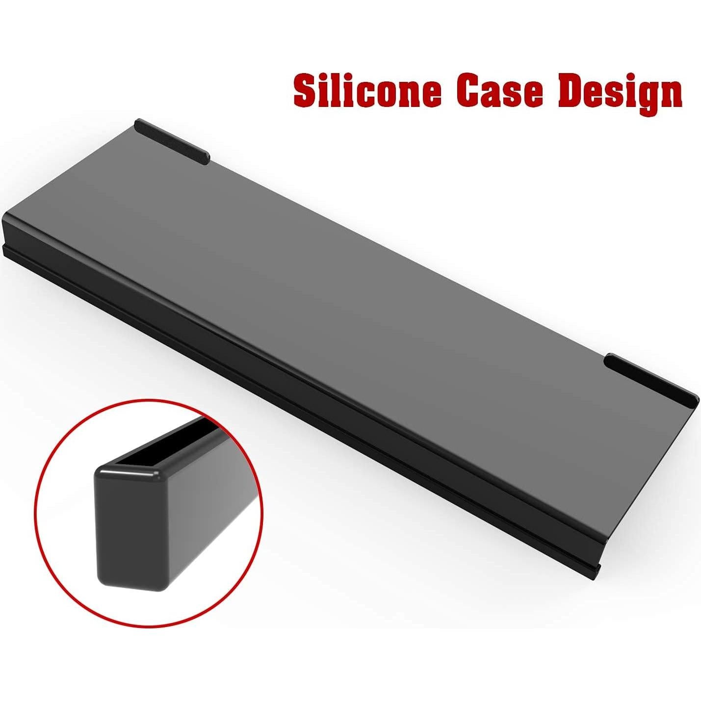 Soporte de Teclado Ergonómico KOTEMON Acrílico Negro 43.2x14cm