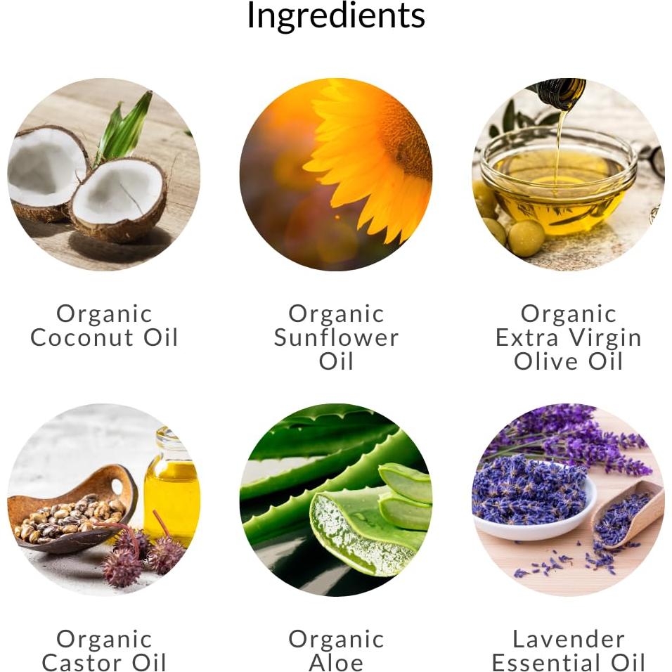 Jabón y Champú Orgánico para Bebés SoCal Suds 60ml - Lavanda