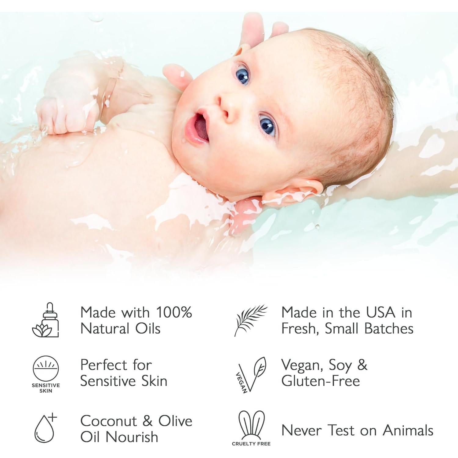 Jabón y Champú Orgánico para Bebés SoCal Suds 60ml - Lavanda