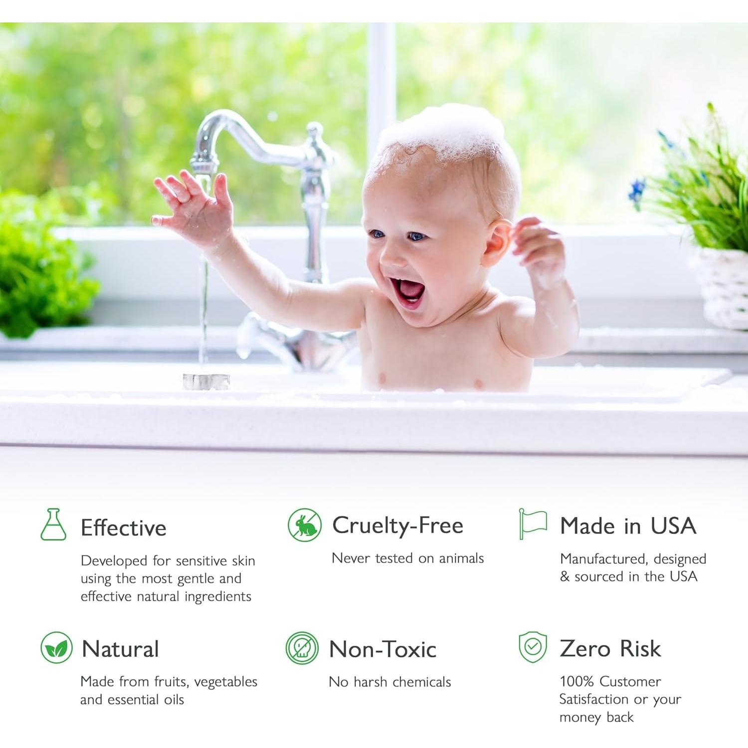 Jabón y Champú Orgánico para Bebés SoCal Suds 60ml - Lavanda