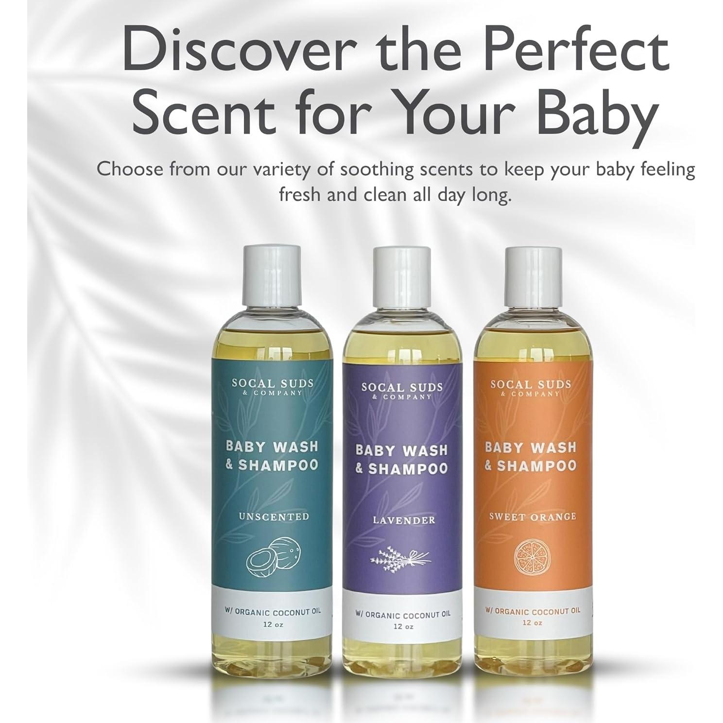 Champú y Gel de Baño para Bebés SoCal Suds 354ml Lavanda