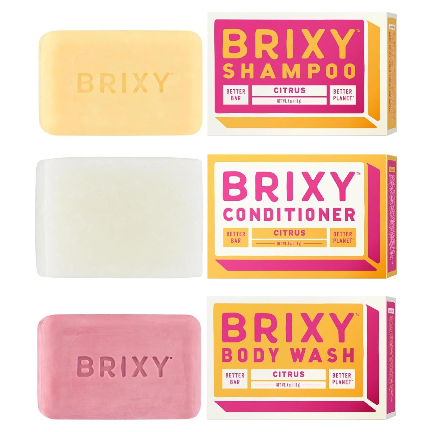 BRIXY Juego de Champú y Acondicionador Vegano 340g