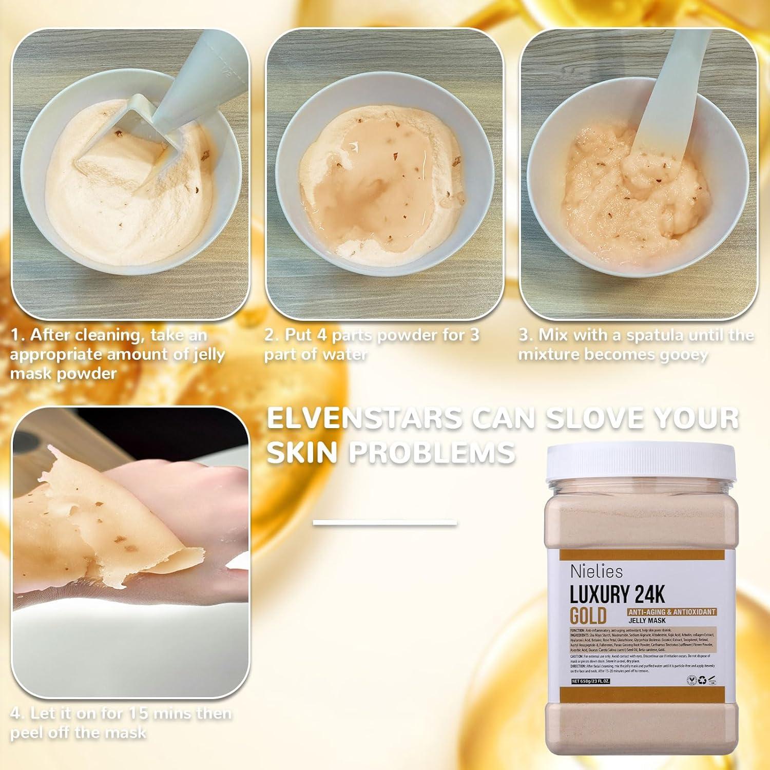 Mascarilla de Gel Facial Nielies - Hidratante 680 ml Vegana