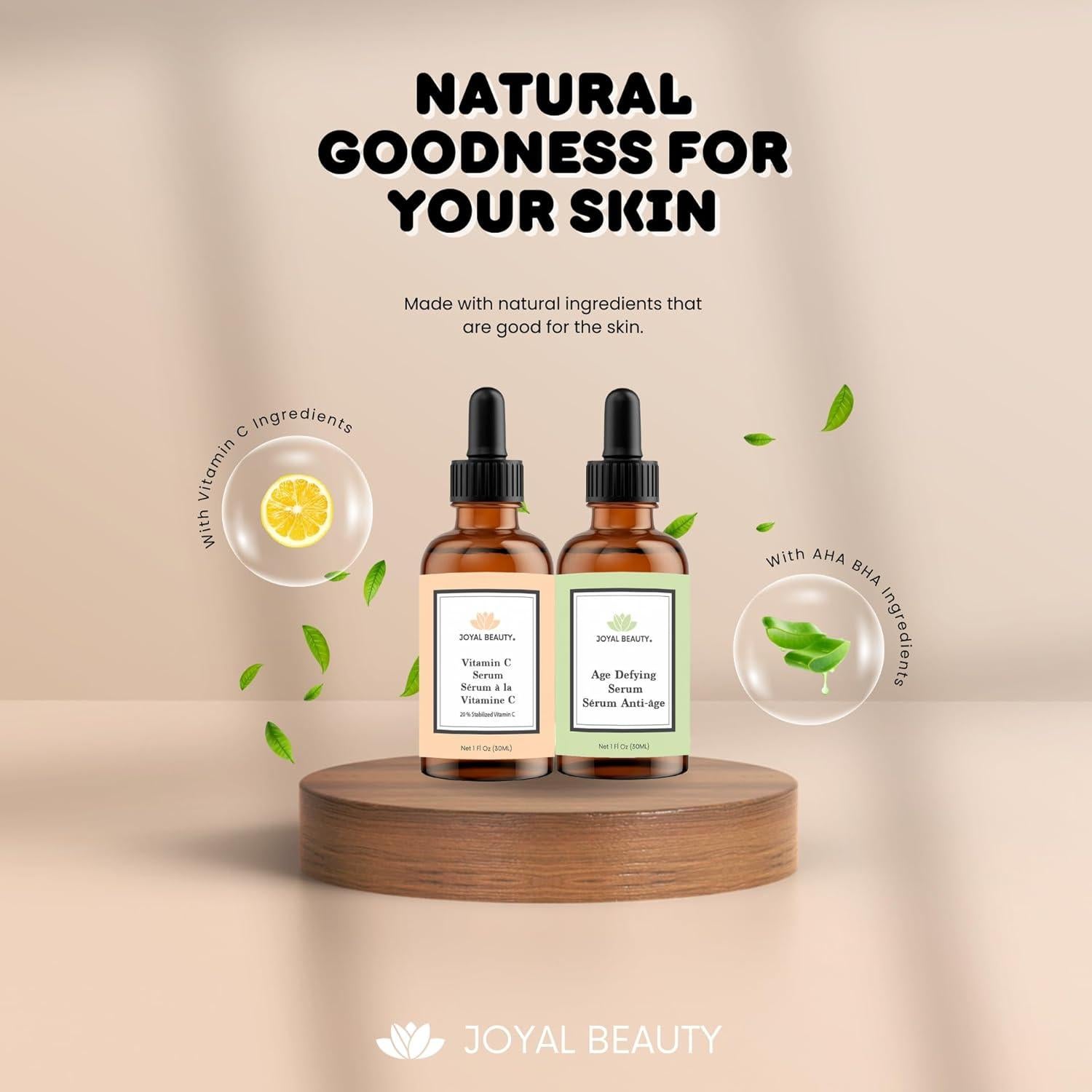 Suero de Vitamina C Joyal Beauty 20% con Ácido Hialurónico