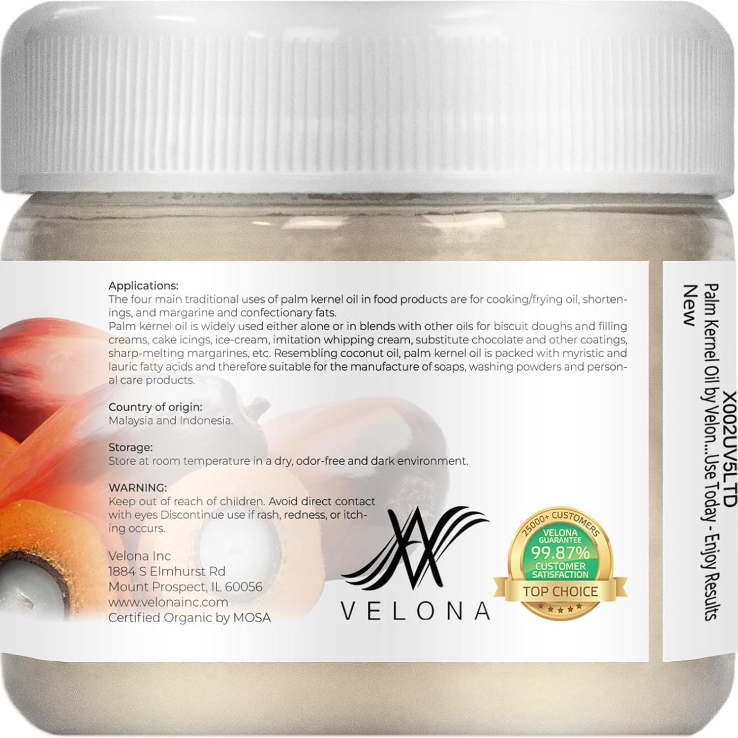 Aceite de Palma de Núcleo Orgánico Velona 60 ml - 100% Puro