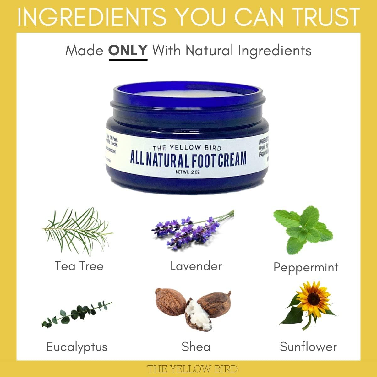 Crema para Pies Yellow Bird - Balsamo Natural 56.7g