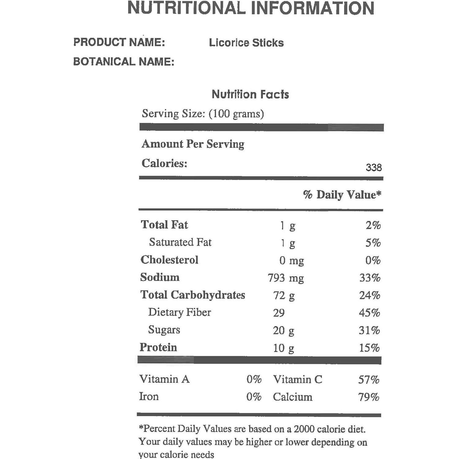Palitos de Raíz de Regaliz Orgánico Starwest 0.45 kg