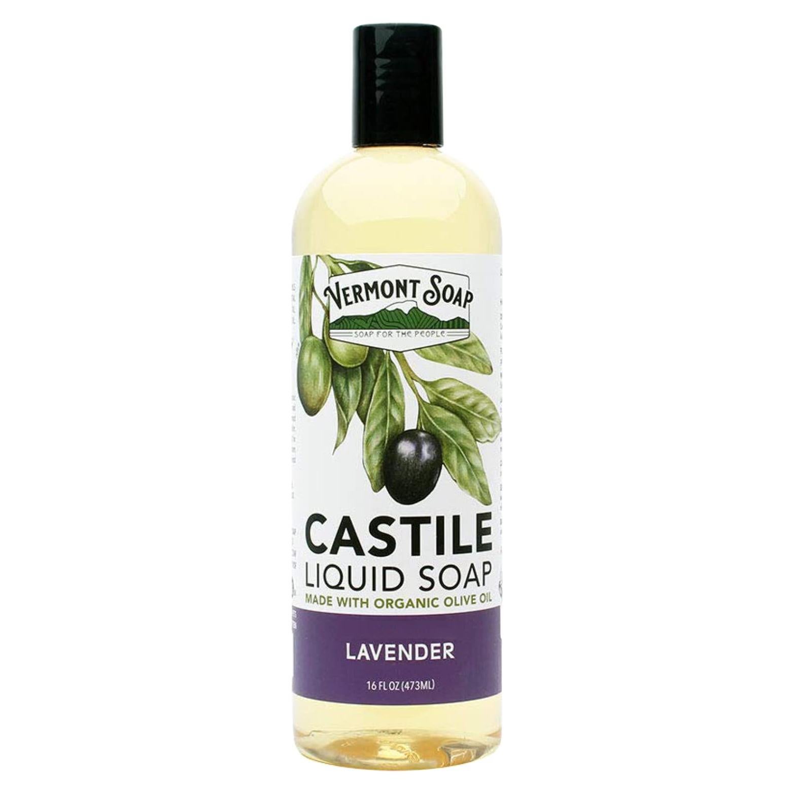 Jabón Líquido de Castile Orgánico Vermont Lavanda 473 ml