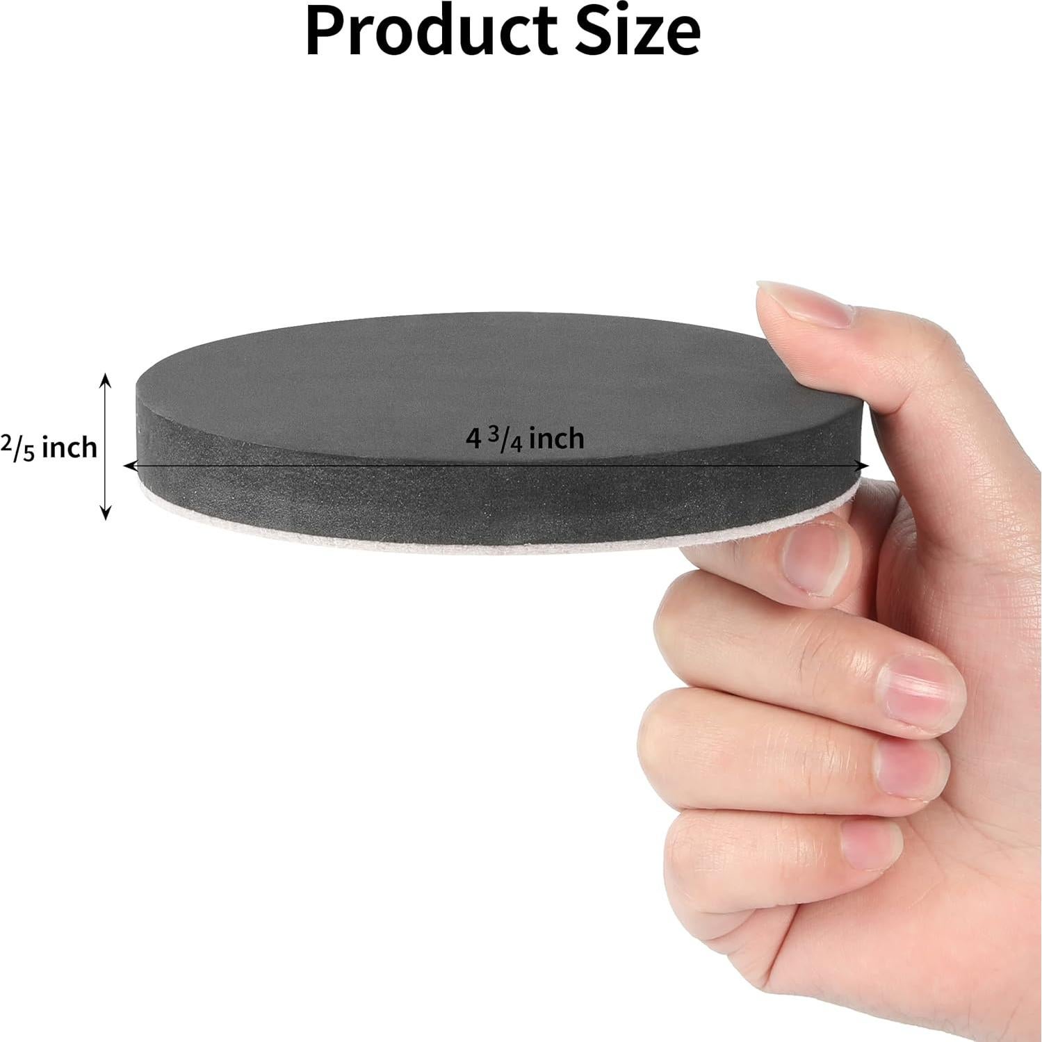 Deslizadores de Muebles Yelanon 8 Piezas 12 cm para Piso Duro