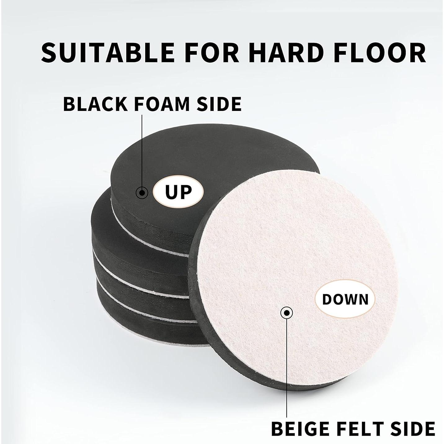 Deslizadores de Muebles Yelanon 8 Piezas 12 cm para Piso Duro