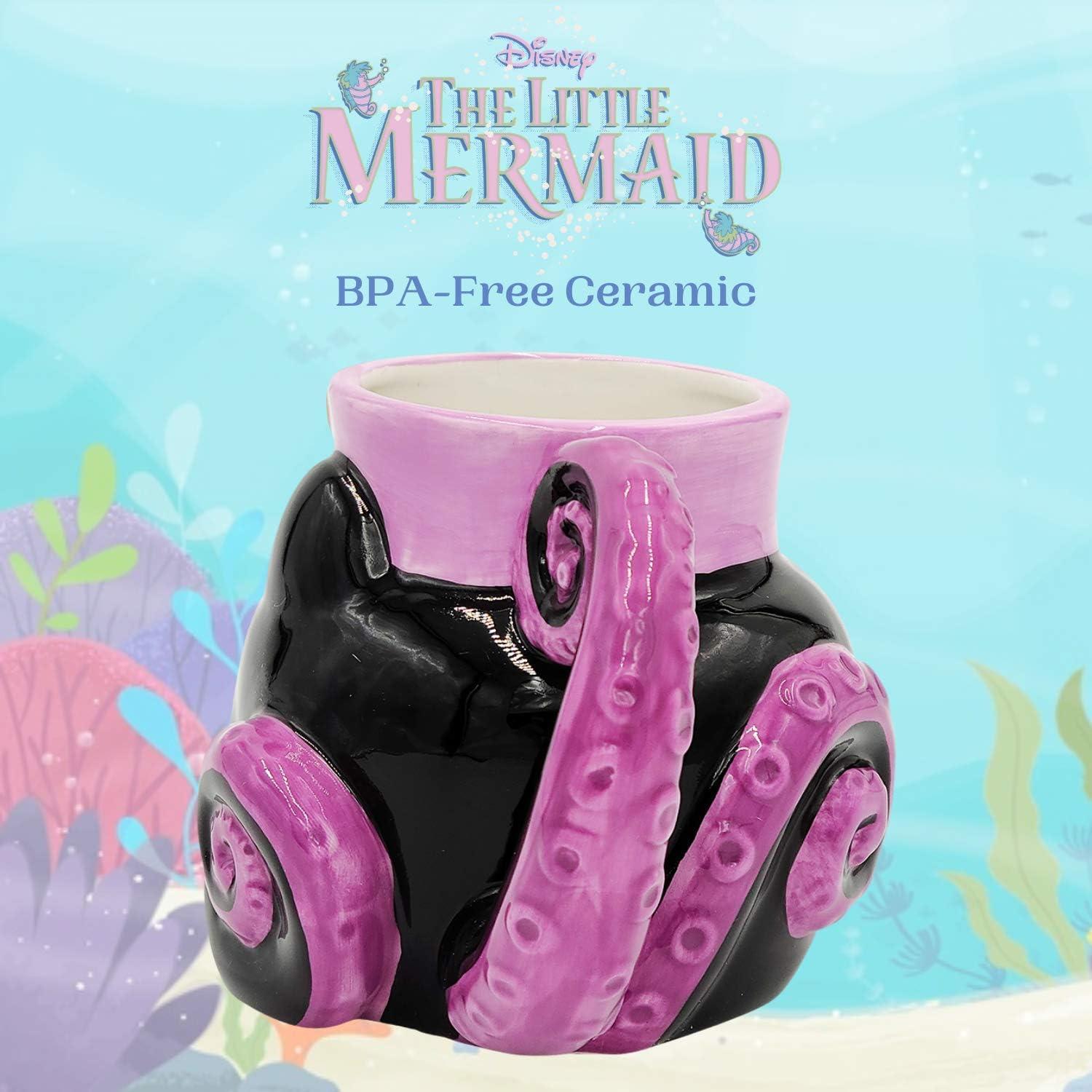 Taza Cerámica 3D Ursula Disney Villains 591 ml Silver Buffalo