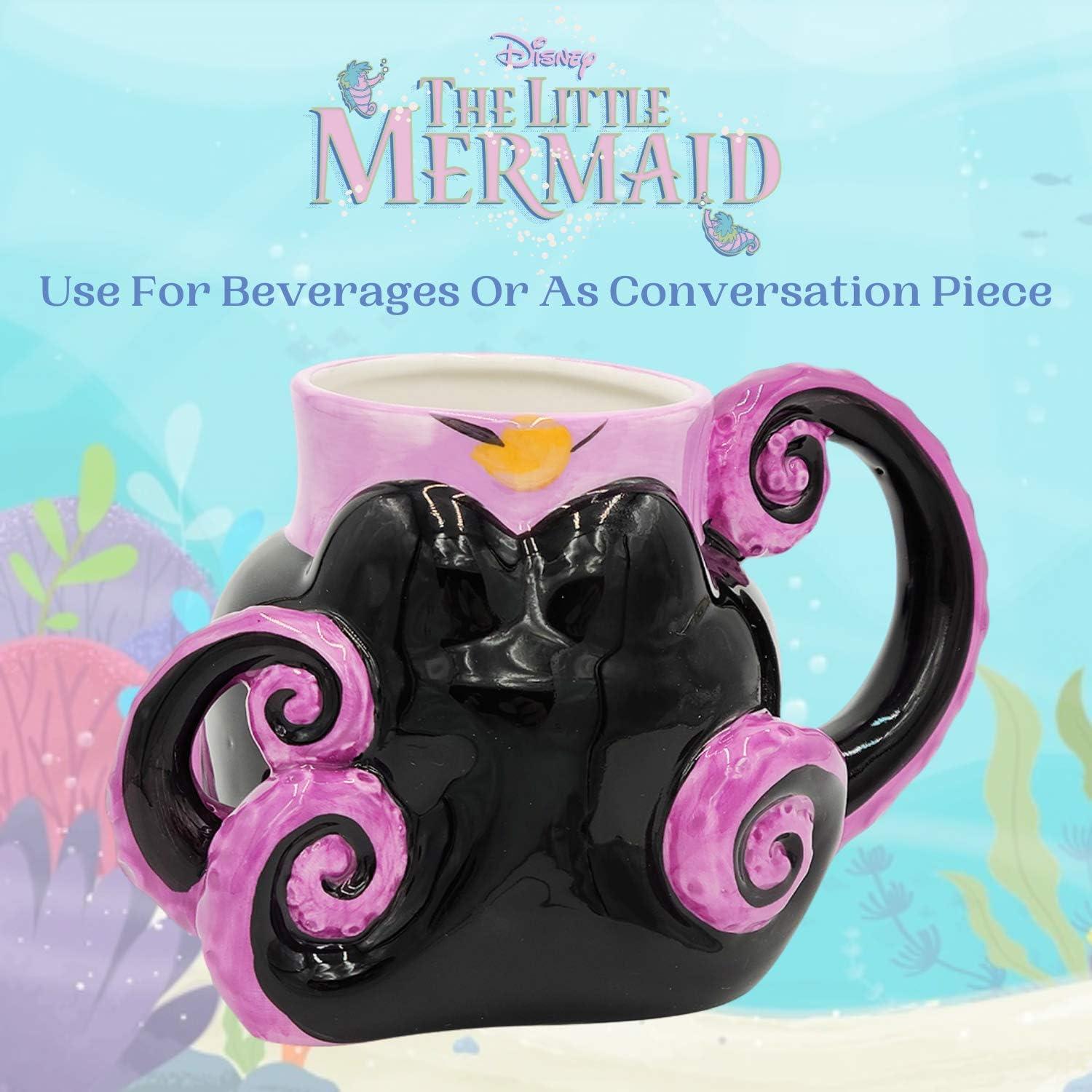 Taza Cerámica 3D Ursula Disney Villains 591 ml Silver Buffalo