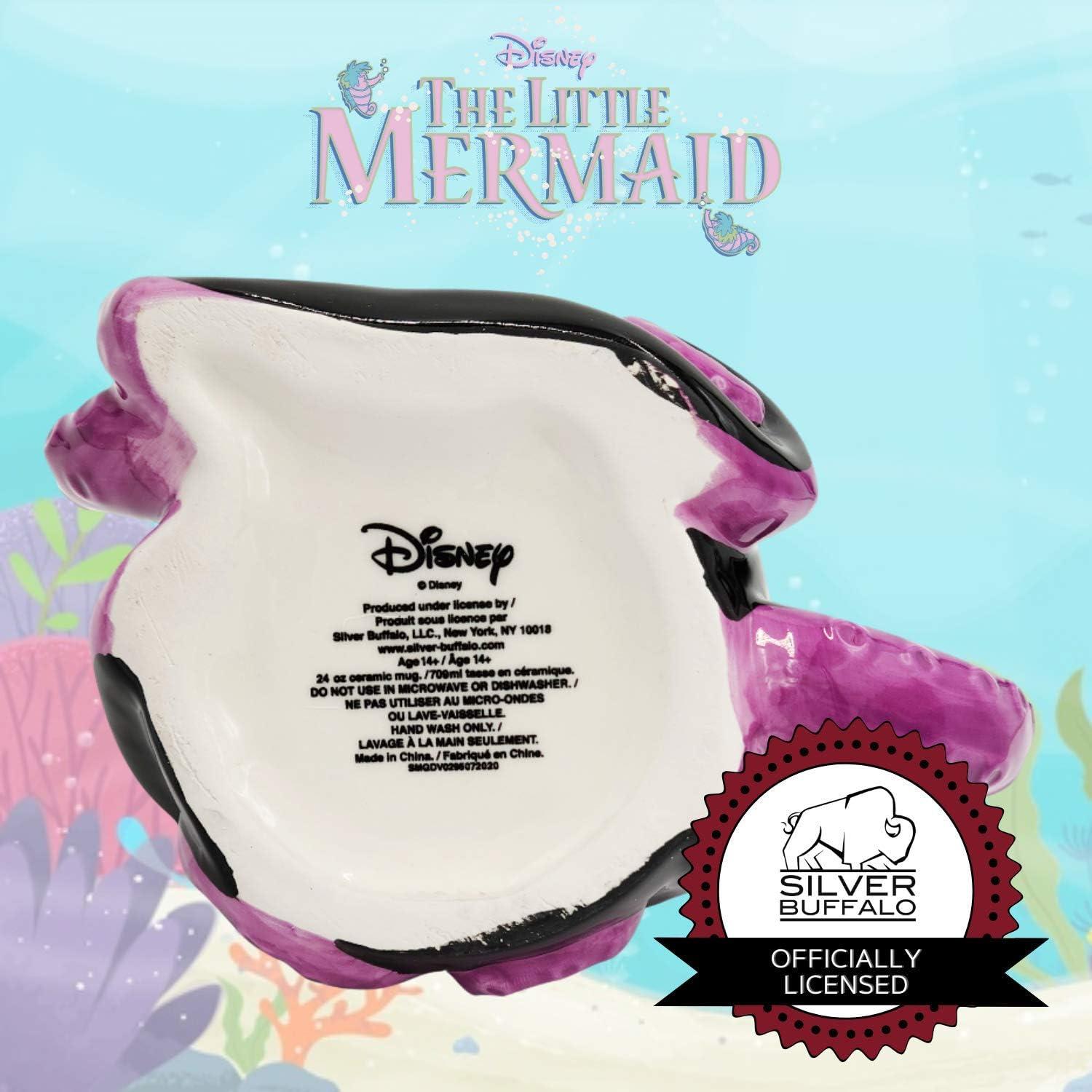 Taza Cerámica 3D Ursula Disney Villains 591 ml Silver Buffalo