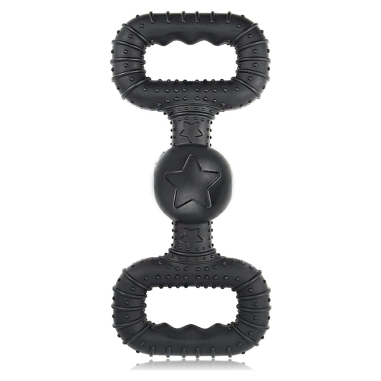 Juguete para Perros Medianos BiteKing de Caucho Natural Negro