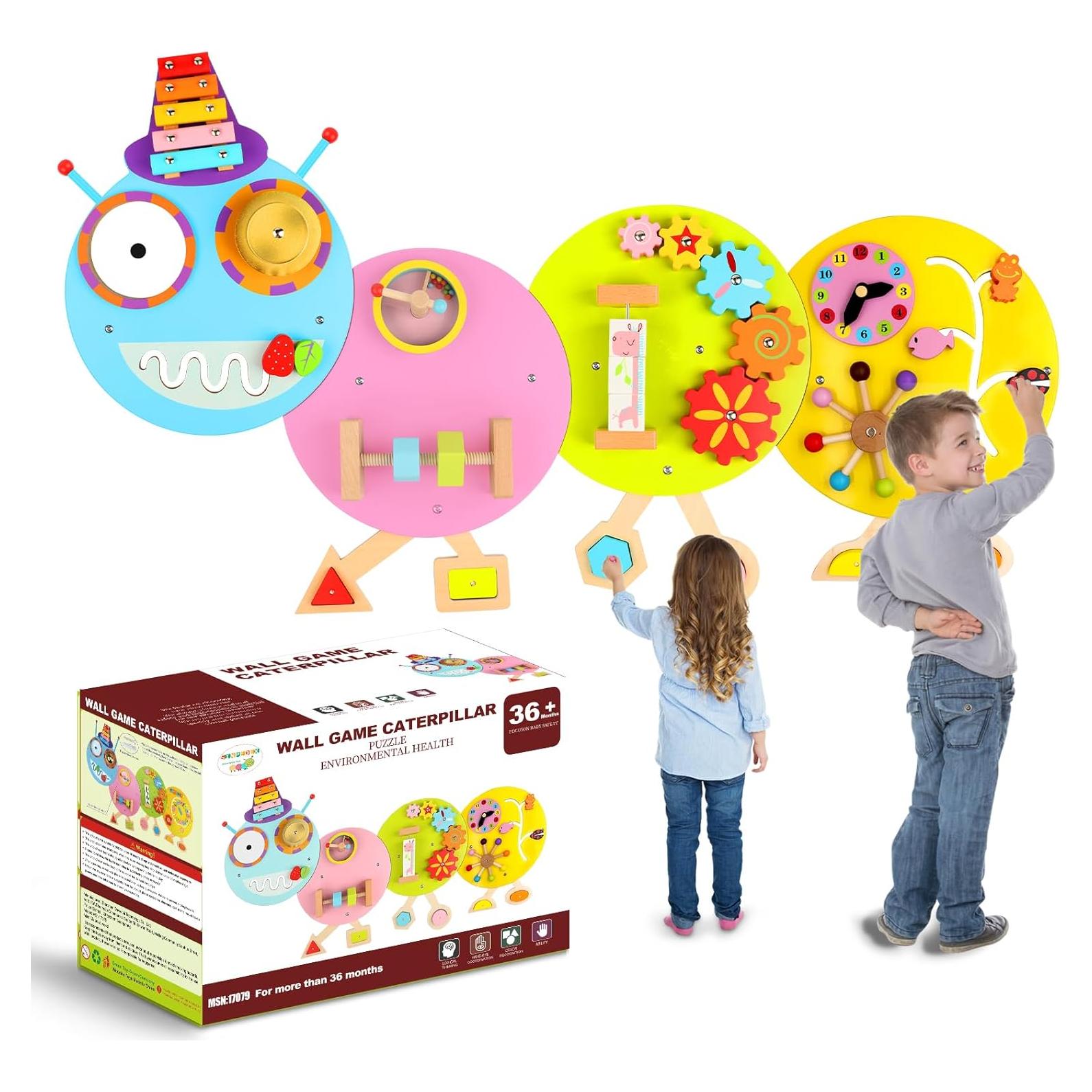 Panel de Actividad Sensorial Uiopy para Niños - 12 Actividades