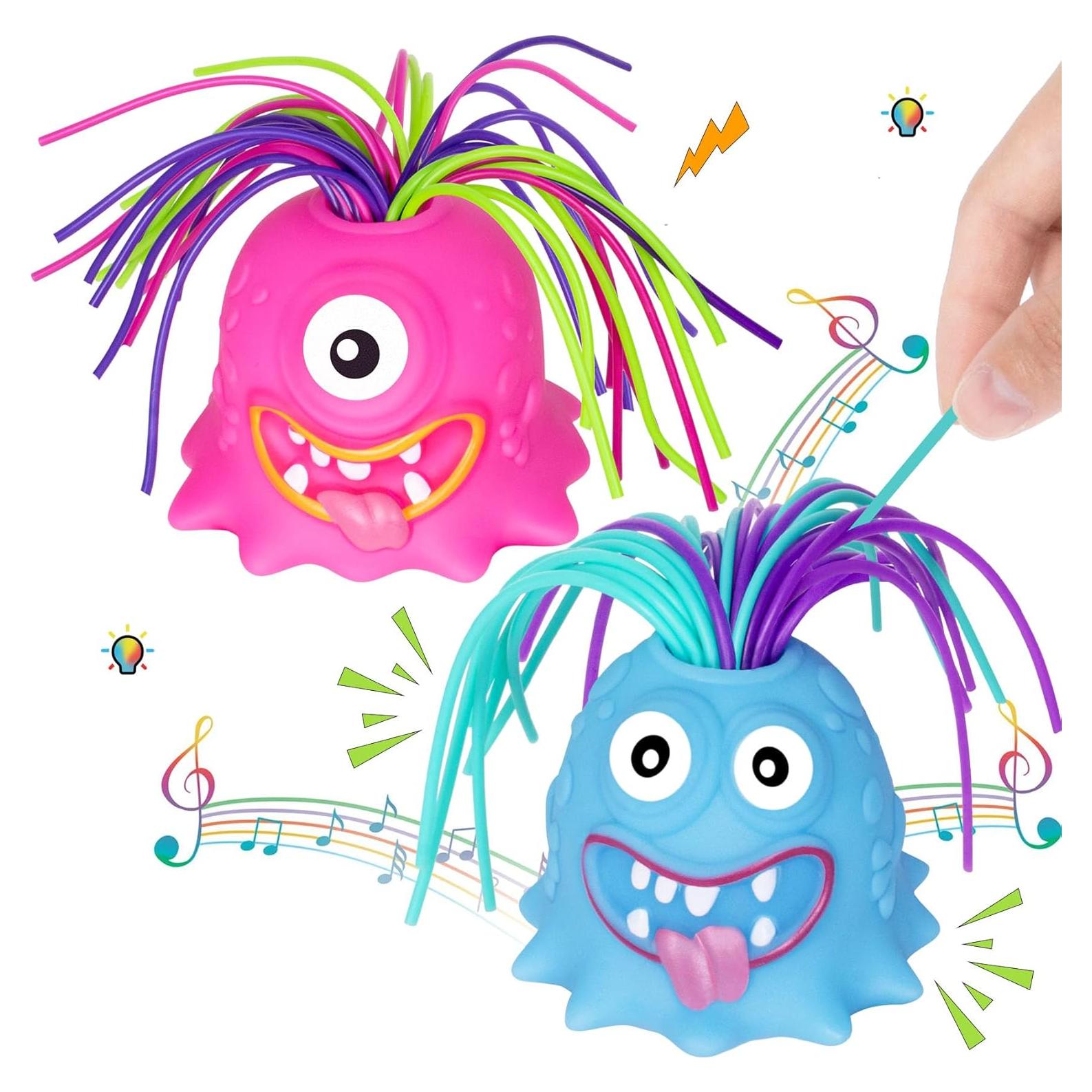 Juguete Antiestrés HOMQYTE Monstruo Gritón 2P Luz LED