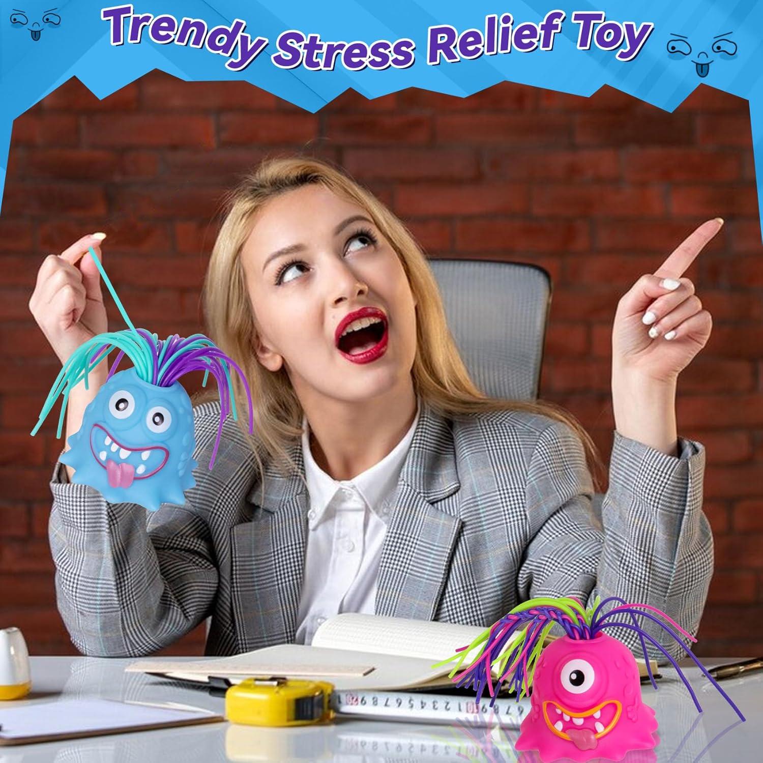 Juguete Antiestrés HOMQYTE Monstruo Gritón 2P Luz LED