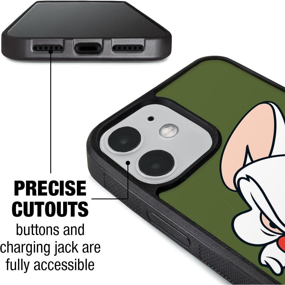 Funda Protectora Slim Fit Pinky & The Brain para iPhone 12 Pro