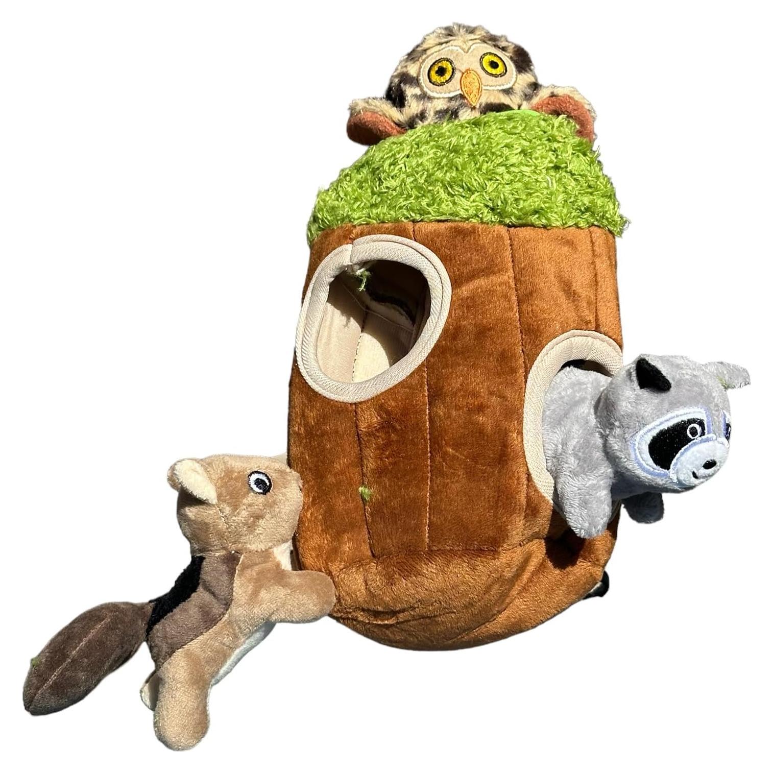 Juguete Interactivo para Perros Glow Pups - Escondite en Árbol con 3 Animales