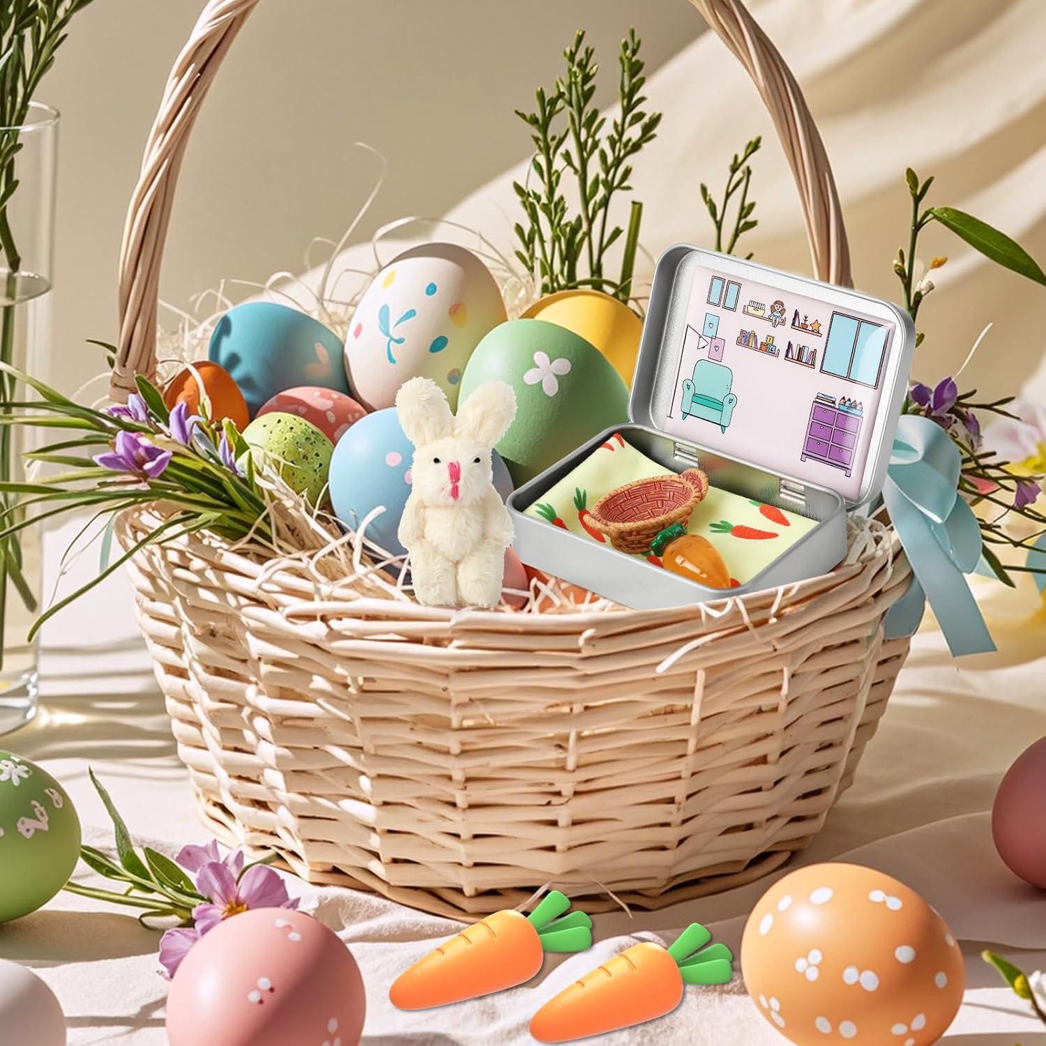 Conejito de Bolsillo JULEASEL Beige 6 cm Relleno de Pascua