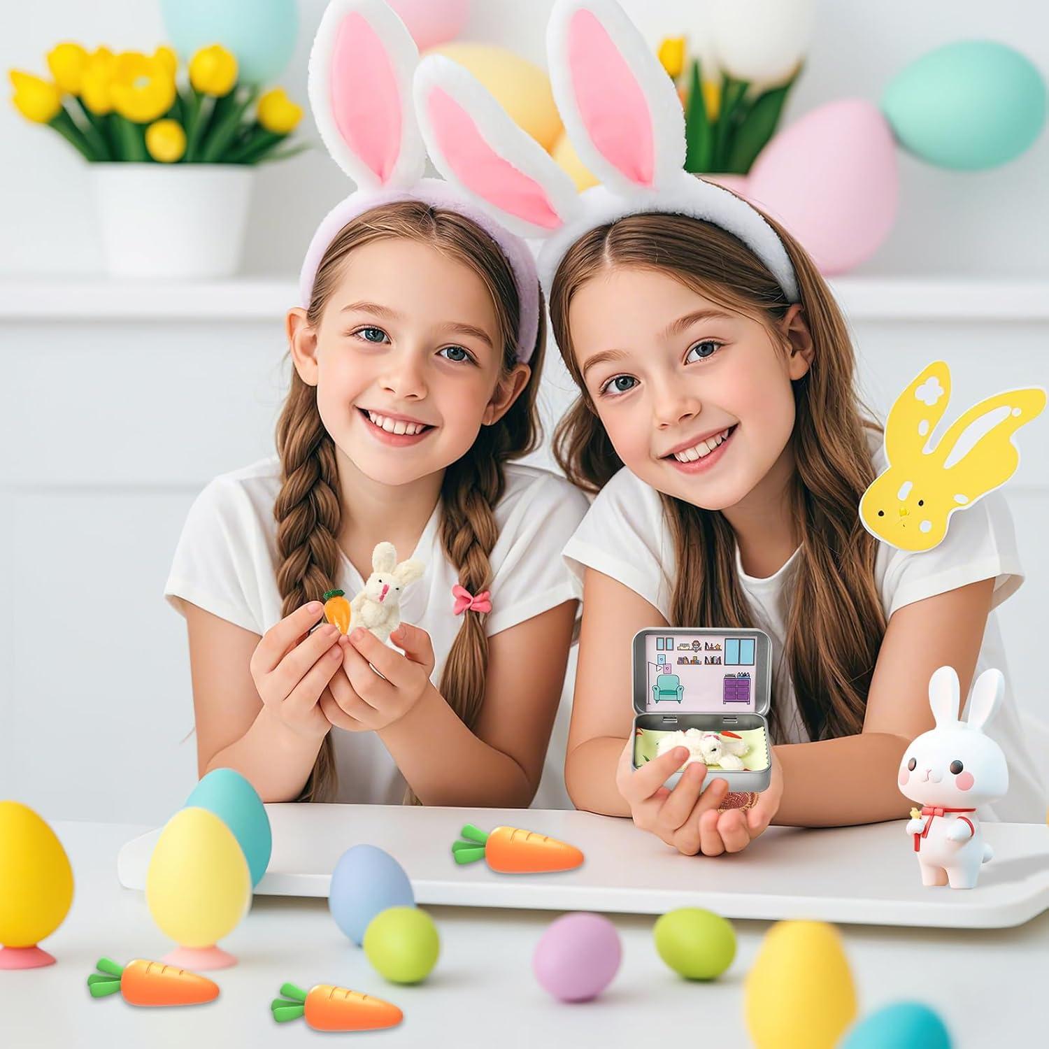 Conejito de Bolsillo JULEASEL Beige 6 cm Relleno de Pascua