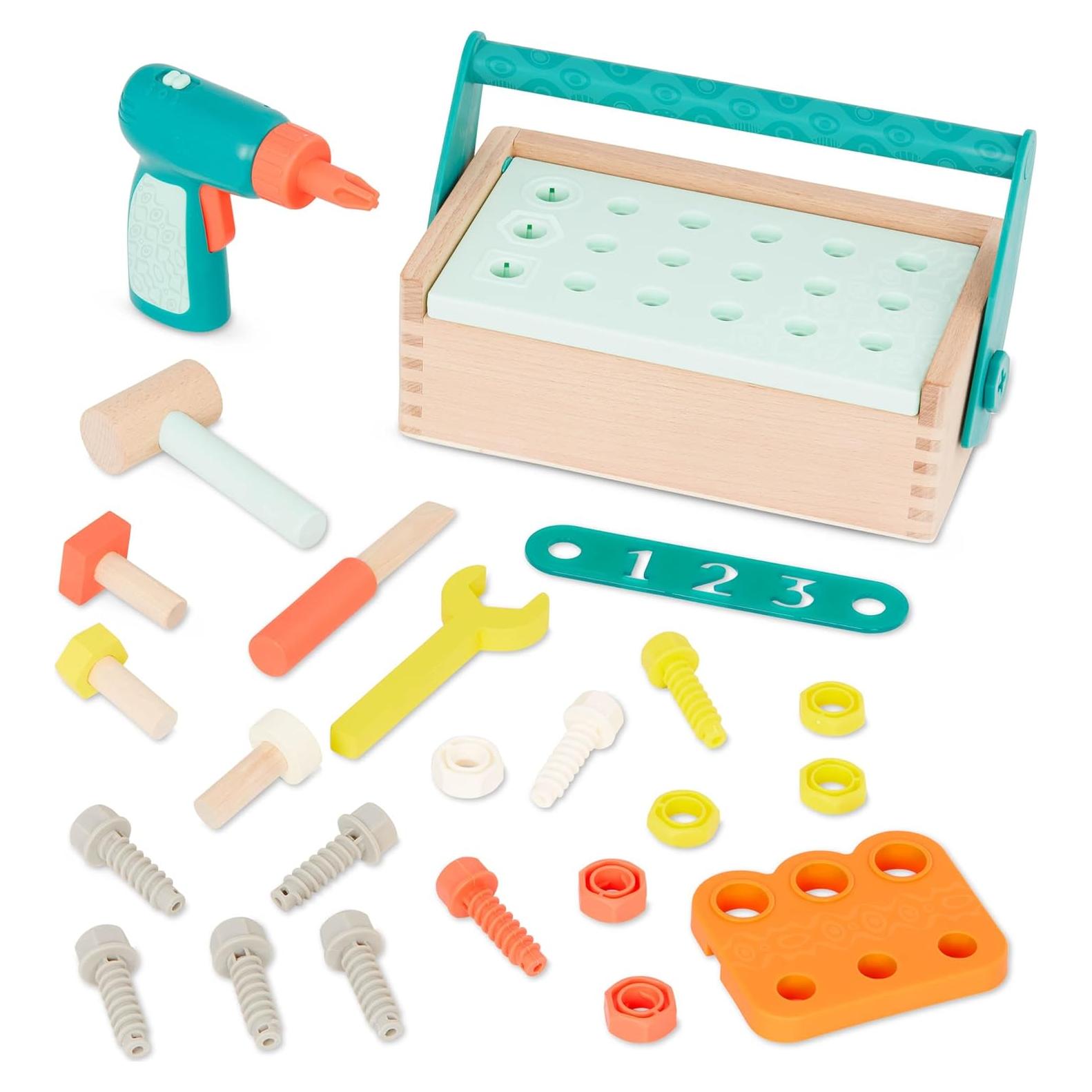 Kit de Arreglar y Jugar B. toys - Caja de Herramientas 25 Piezas