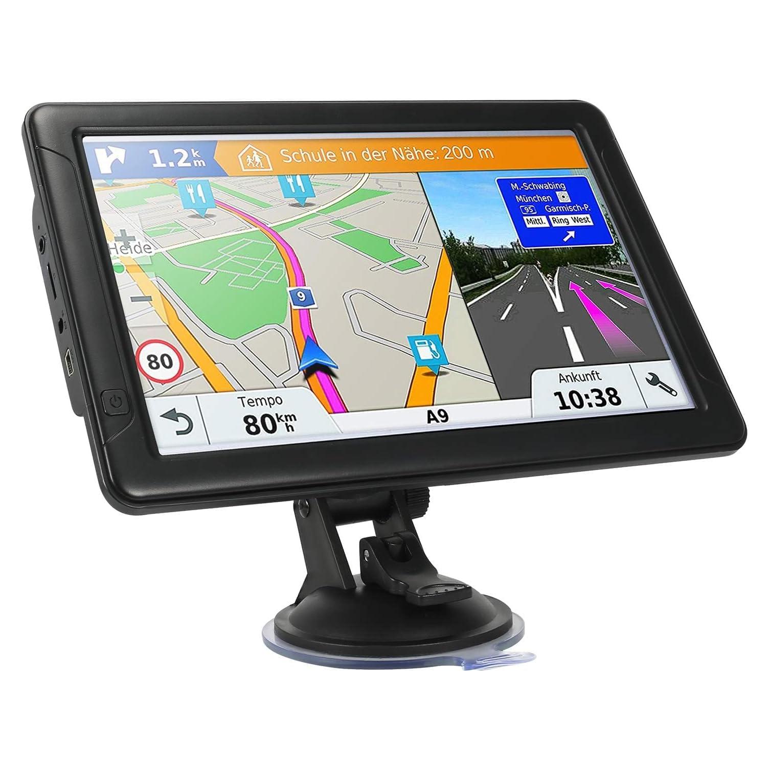 Navegador GPS UNSXHIT 9" para Camiones con Mapas 2025