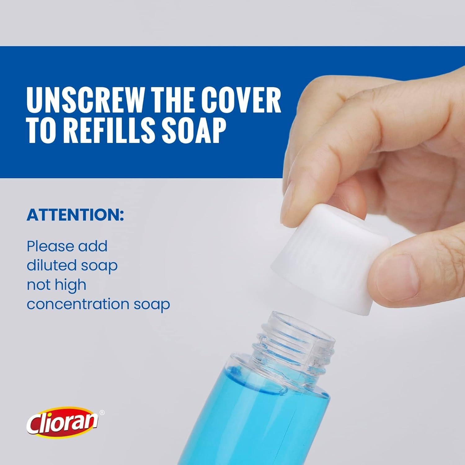 Recargas de Esponja para Mango de Jabón Clioran - 6 Piezas